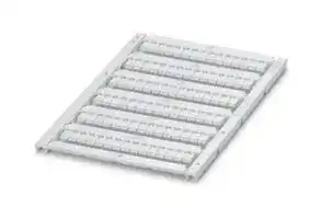 0828742: Terminal Block Marker, White, Marker Sheet, Terminal Blocks, Blank (Legend), 4.2 mm, UCT-TM