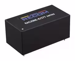 RAC20NE-12SK/277: AC/DC PCB Mount Power Supply (PSU), ITE, Industrial, Household, LED Lighting, 1 Output, 20 W