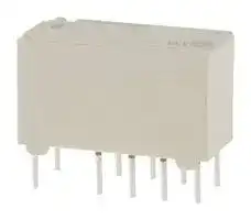 G6SK-2-DC24: Signal Relay, 24 VDC, DPDT, 2 A, G6S Series, Through Hole, Latching Dual Coil