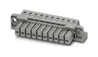 1600001: Pluggable Terminal Block, 7.62 mm, 10 Ways, 4 mm², Screw