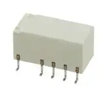 G6SK-2F-DC5: Signal Relay, 5 VDC, DPDT, 2 A, G6S Series, Surface Mount, Latching Dual Coil