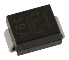 P6SMB39A: TVS Diode, P6SMB Series, Unidirectional, 39 V, 70.1 V, DO-214AA (SMB), 2 Pins
