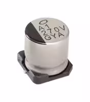 GYA1C151MCQADNGS: Hybrid Aluminium Electrolytic Capacitor, 150 µF, ± 20%, 16 V, Radial Can - SMD, 0.03 ohm