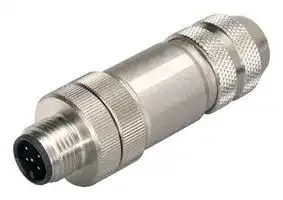 6GK1905-0EA00: PROFIBUS M12 Connector, 5 Pole, Male Insert, B-Coded, 12 Mbps, Metal, Screwed Joint, IP65/IP67
