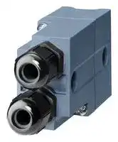 6ES7194-6CA00-0AA0: Terminal Block, 10 A, 30 mm W x 50 mm H x 98 mm D, ET 200ECO PN Distributed I/O Systems