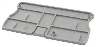 3212057: End Cover, for Use with Phoenix CLIPLINE PT Series Push In DIN Rail Terminal Blocks