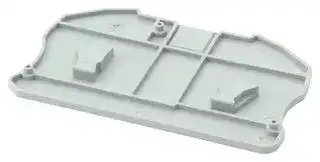 3208977: End Cover, for Use with Phoenix CLIPLINE PT Series Push In DIN Rail Terminal Blocks