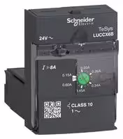LUCCX6B: Direct-On-Line Starter, 1-Phase, 600 mA, 690 VAC, 24 VAC Coil, IP20, TeSys U Series