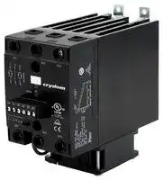 DR6760D60P: Solid State Relay, 60 A, 600 VAC, DIN Rail, Cage Clamp, Zero Voltage Turn On