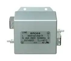 B84142A0020R000: Power Line Filter, General Purpose, 250 VAC, 20 A, Single Phase, 2 Stage, Chassis Mount