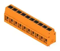 2786620000: Wire-To-Board Terminal Block, Orange, 5 mm, 10 Ways, 24 AWG, 14 AWG, 2.5 mm², Push In