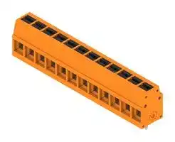 2786640000: Wire-To-Board Terminal Block, Orange, 5 mm, 12 Ways, 24 AWG, 14 AWG, 2.5 mm², Push In