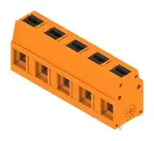 2787600000: Wire-To-Board Terminal Block, Orange, 7.5 mm, 5 Ways, 24 AWG, 14 AWG, 2.5 mm², Push In