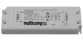 MP007724: LED Driver, IP20, LED Lighting, 30 W, 12 VDC, 2.5 A, Constant Voltage, 200 V