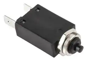 106-P10-000040-1A: Thermal Circuit Breaker, Blade Terminal, 106 Series, 1 A, 1 Pole, 48 V, 240 V, Panel