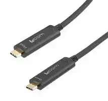 AOC-U31CMCM-BC-015: USB Cable, USB Type C Plug to USB Type C Plug, 15 m, 49.21 ft, USB 3.1, Black