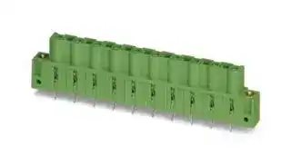1859108: Terminal Block, w/Flange, Socket, 7.62 mm, 3 Ways, 12 A, 630 V, Through Hole Vertical
