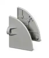 3074622: Accessory, 2AWG High-Current Feed-Through Terminal Blocks, Flange Cover