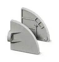 3074596: Accessory, 10AWG High-Current Feed-Through Terminal Blocks, Flange Cover