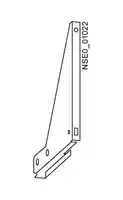 3WL9111-0BB50-0AA0: Supporting Bracket, Fixed Mounting, 3WL Series Air Circuit Breaker
