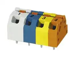 1071100: Wire-To-Board Terminal Block, 5 mm, 4 Ways, 24 AWG, 16 AWG, 1.5 mm², Push In