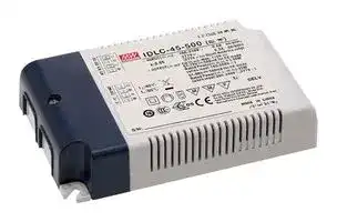 IDLC-45-1050: LED Driver, 45.15 W, 43 VDC, 1.05 A, Constant Current, 90 V