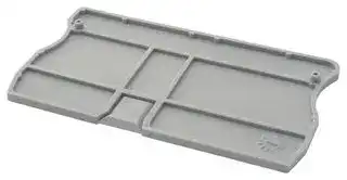 3036644: End Cover, for Use with Phoenix CLIPLINE ST Series Clamp DIN Rail Terminal Blocks