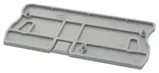 3030433: End Cover, for Use with Phoenix CLIPLINE ST Series Clamp DIN Rail Terminal Blocks
