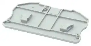 3030491: End Cover, for Use with Phoenix CLIPLINE ST Series Clamp DIN Rail Terminal Blocks