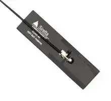 ECHO44/0.1M/SMAM/36: RF Antenna, 7.392 to 7.92 GHz, 6.48 dBi, 2.28 VSWR, 50 ohm, 100mm Cable, Adhesive/SMA Connector