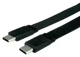 MP010440: USB Cable, Type C Plug to Type C Plug, 500 mm, 19.7 ", USB 4.0, Black, E-Marked Cable