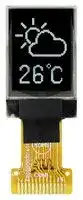 MCOT048064A1V-WI: Graphic OLED, 48 x 64 Pixels, White on Black, 3V, I2C, 13.9mm x 22mm, -40 °C
