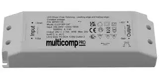 MP007728: LED Driver, IP20, LED Lighting, 90 W, 12 VDC, 7.5 A, Constant Voltage, 200 V