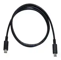 MC000996: USB Cable, Type C Plug to Type C Plug, 150 mm, 5.9 ", USB 3.1, Black