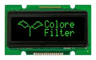 O076H016AGPP5N0000: Graphic OLED, 76 x 16 Pixels, Green on Black, 5V, Parallel, SPI, 55.7mm x 32mm, -40 °C
