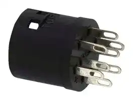 AL-C6: Socket, 16mm Miniature Switch & Pilot Light, Solder Lug, A6 Series