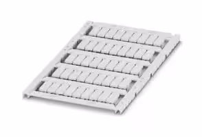 0828571: Terminal Block Marker, White, Marker Sheet, Terminal Blocks, Blank (Legend), 5.2 mm, UCT-WMS