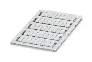 0828571: Terminal Block Marker, White, Marker Sheet, Terminal Blocks, Blank (Legend), 5.2 mm, UCT-WMS