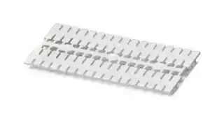 0830925: Terminal Block Marker, White, Marker Strip, Weidmuller, Conta Clip & Klemsan Terminal Blocks