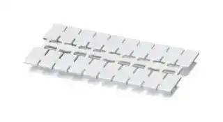 0830909: Terminal Block Marker, White, Marker Strip, Weidmuller, Conta Clip & Klemsan Terminal Blocks