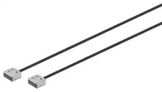 552827: Fibre Optic Cable, 250 mm Working, IP66, 2.2 mm Dia, 2 m Length, PE (Polyethylene)