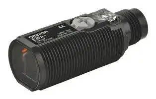 E3FA-DN25: Photoelectric Sensor, 300 mm, NPN Open Collector, 100 mA Output, 10 VDC to 30 VDC