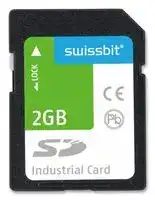 SFSD2048L3BM1TO-I-GE-2CP-STD: Flash Memory Card, SD Card, 2 GB, Class 10, UHS-I U1