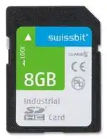 SFSD8192L3BM1TO-I-GE-2B1-STD: Flash Memory Card, SDHC Card, UHS-1, Class 10, 8 GB, S-45 Series