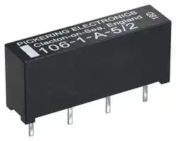 106-1-A-5/1: Reed Relay, SPST-NO, 5 VDC, 106 Series, Through Hole, 500 ohm, 1 A