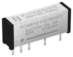 107-1-C-12/3D: Reed Relay, SPDT, 12 VDC, Mini-SIL 107 Series, Through Hole, 1 kohm, 250 mA