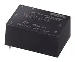 TUHS25F05: AC/DC PCB Mount Power Supply (PSU), ITE, 1 Output, 25 W, 5 V, 5 A