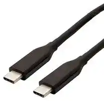 MP010448: USB Cable, Type C Plug to Type C Plug, 500 mm, 19.7 ", USB 4.0, Black, E-Marked Cable