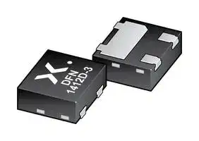BAT54QCZ: Schottky Rectifier, 30 V, 200 mA, Single, DFN1412D, 3 Pins, 800 mV