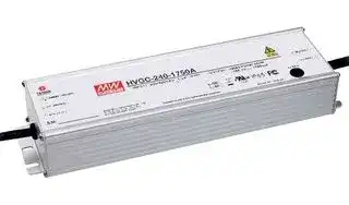 HVGC-240-1050AB: LED Driver, IO Adj w/3in1 Dim & Pot, LED Lighting, 240 W, 228.6 V, 1.05 A, Constant Current, 180 V